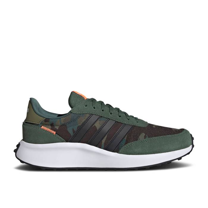 アディダス Adidas 【 Run 70S \u0027Green Oxide Camo\u0027 Men Green Oxide/Core Black/Screaming Orange 】 幽客 メンズ green 緑・緑であること 中核グループ 黒いこと 黒いこと orange 橙・オレンジ色