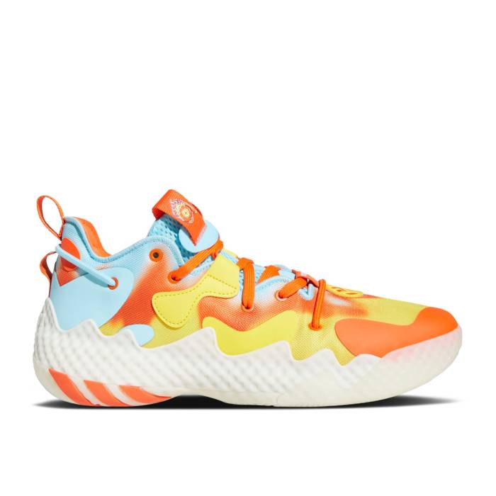 アディダス Adidas 【 Harden Vol. 6 Burning Winter Men Bliss Blue/Cloud White/Impact Yellow 】 ハーデン メンズ 青色 ブルー 白色 ホワイト インパクト yellow 黄色・イエロー