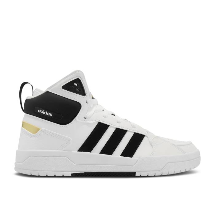 アディダス Adidas 【 100Db Mid White Black Men Cloud White/Core Black/Cloud White 】 ミッド メンズ 白色 ホワイト コア 黒色 ブラック