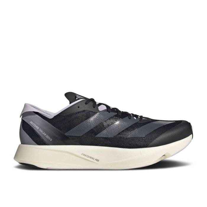アディダス Adidas 【 Adizero Takumi Sen 9 Black Night Metallic Men Core Black/Night Metallic/Silver Dawn 】 アディゼロ ナイト メンズ コア 黒色 ブラック ナイト Silver 銀色・シルバー