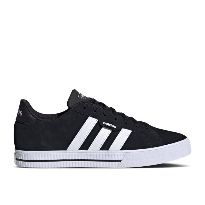 アディダス Adidas 【 Daily 3.0 \u0027Black White\u0027 Men Core Black/Cloud White/Core Black 】 メンズ 中核グループ 黒いこと 黒いこと 白いこと 白いこと