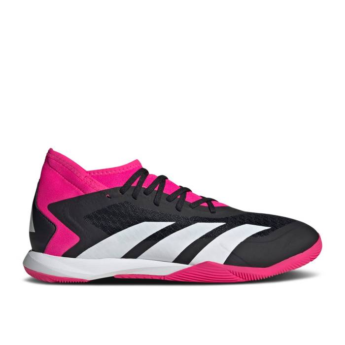 アディダス Adidas 【 Predator Accuracy.3 In \u0027Own Your Football Pack\u0027 Men Core Black/Cloud White/Team Shock Pink 2 】 プレデター 蹴球 メンズ 中核グループ 黒いこと 黒いこと 白いこと 白いこと Team 野球クラブ ぼうぜん自失 pink ピン
