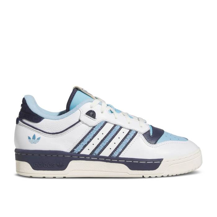 アディダス Adidas 【 Rivalry Low 86 \u0027Tar Heels\u0027 Men Footwear White/Clear Blue/Shadow Navy 】 メンズ 白いこと 白いこと 青み 青色 シャドー・シャドウ 紺色 米国海軍