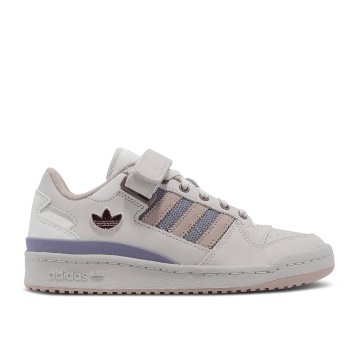 アディダス Adidas 【 Wmns Forum Low \u0027White Wonder Taupe\u0027 Women Crystal White/Wonder Taupe/Wonoxi 】 討論会 レディース 白いこと 白いこと