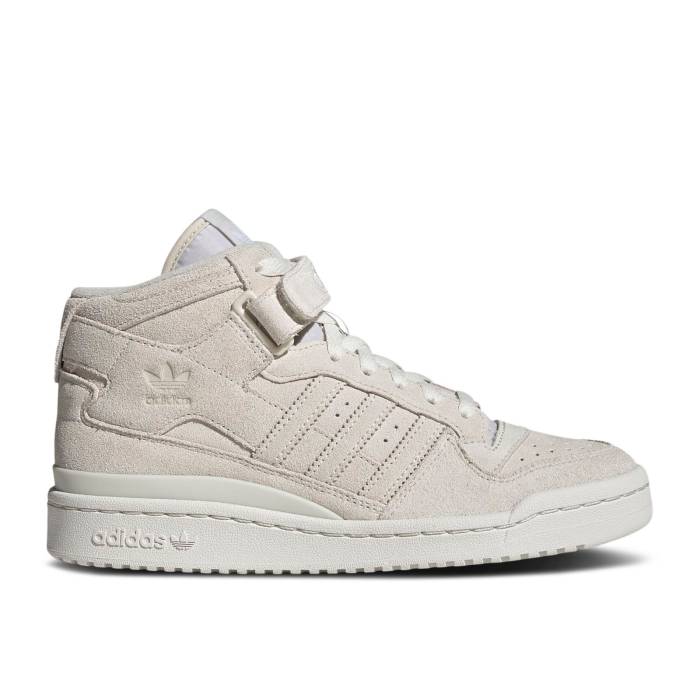 アディダス Adidas 【 Wmns Forum Mid 'Orbit Grey' Women Orbit Grey/Orbit Grey/Cloud White 】 フォーラム ミッド レディース 灰色 グレー 白色 ホワイト｜スニケス