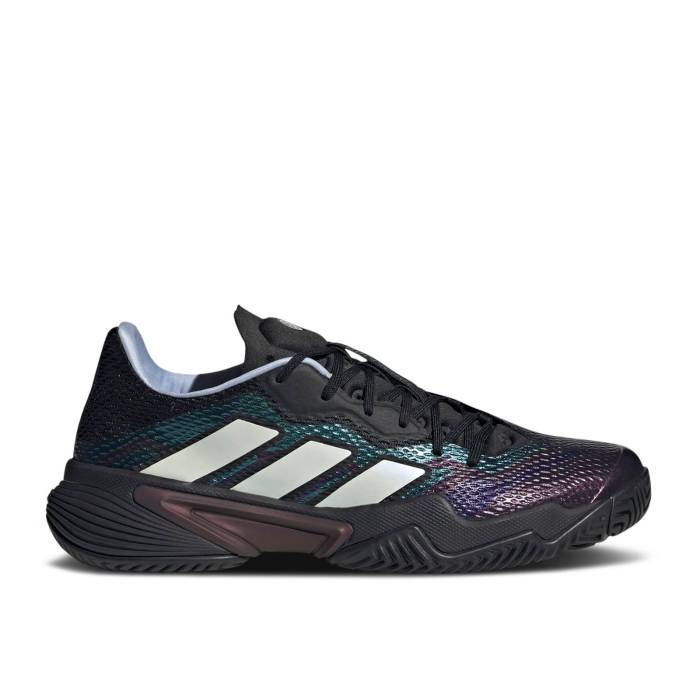 アディダス Adidas 【 Barricade Black Oil Spill Men Core Black/Cloud White/Blue Dawn 】 バリケード メンズ コア 黒色 ブラック 白色 ホワイト 青色 ブルー