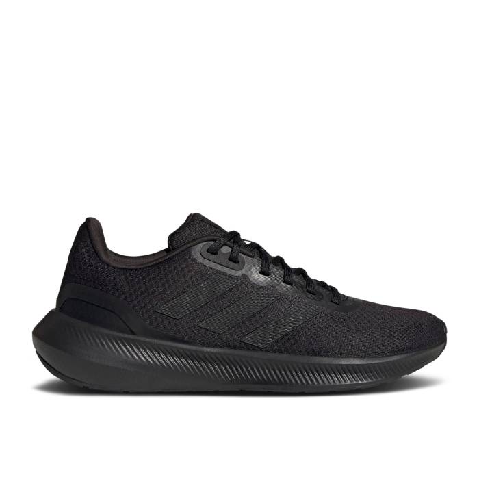 アディダス Adidas 【 Wmns Runfalcon 3.0 \u0027Black Carbon\u0027 Women Core Black/Core Black/Carbon 】 レディース 中核グループ 黒いこと 黒いこと 炭素