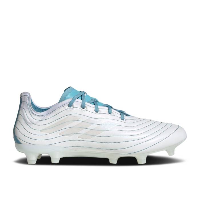 アディダス Adidas 【 Parley X Copa Pure.1 Fg \u0027Sustainability Pack\u0027 Men Cloud White/Grey Two/Preloved Blue 】 メンズ 白いこと 白いこと 薄墨色 薄墨色 青碧 青碧