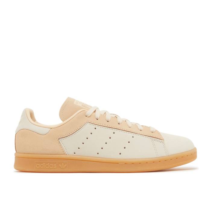 アディダス Adidas 【 Stan Smith 'Wonder White Gum' Men Wonder White/Sand Strata/Gum 】 白色 ホワイト メンズ 白色 ホワイト 砂色・サンド