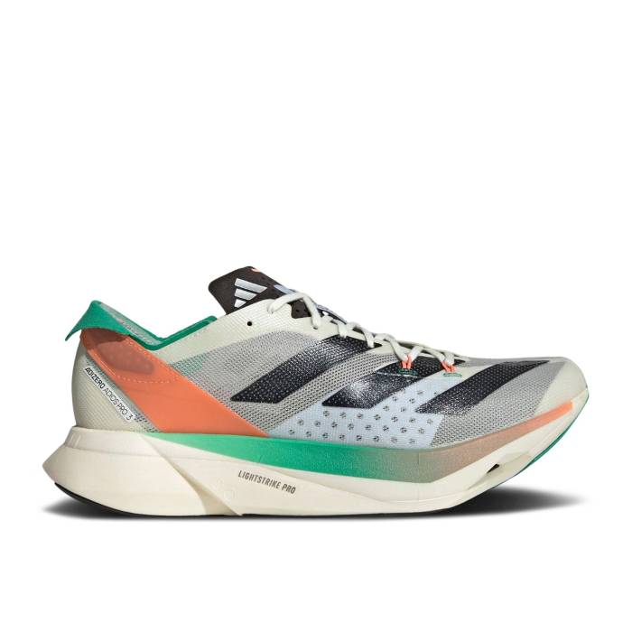 アディダス Adidas 【 Adizero Adios Pro 3 \u0027White Tint Coral\u0027 Men White Tint/Core Black/Coral Fusion 】 アディゼロ アディオス 労働者階級 メンズ 白いこと 白いこと 中核グループ 黒いこと 黒いこと Fusion 核融合反応