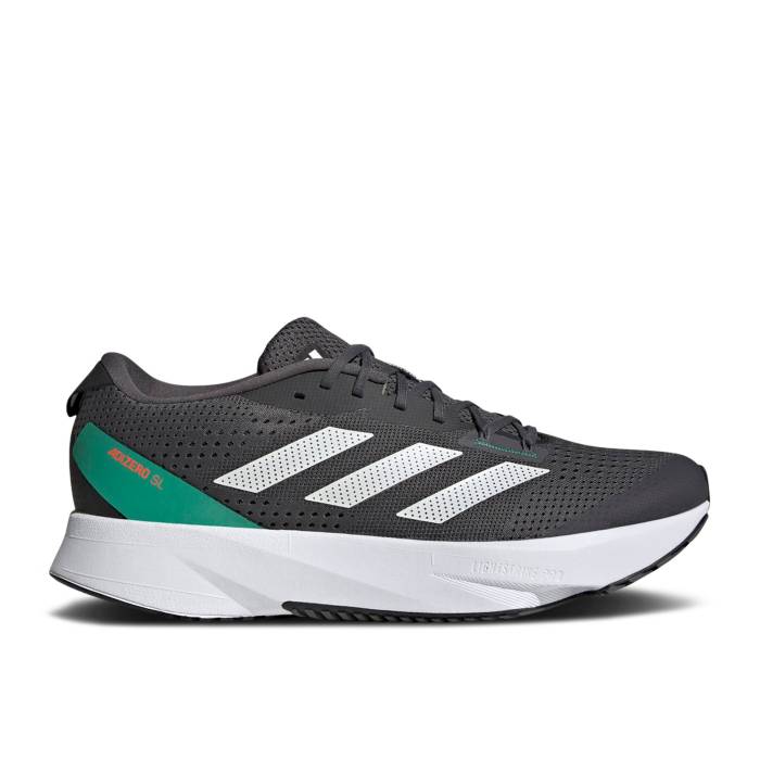 アディダス Adidas 【 Adizero Sl Grey Court Green Men Grey Six/White Tint/Core Black 】 アディゼロ コート メンズ 灰色 グレー 白色 ホワイト コア 黒色 ブラック