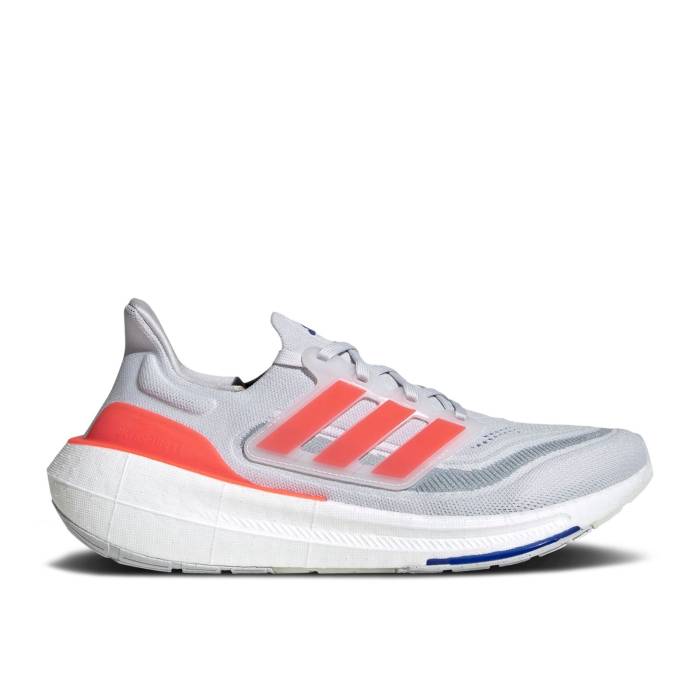 アディダス Adidas 【 Ultraboost Light 'Dash Grey Solar Red' Men Dash Grey/Solar Red/Lucid Blue 】 灰色 グレー メンズ 灰色 グレー Red 赤・レッド 青色 ブルー