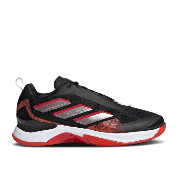 アディダス Adidas 【 Wmns Avacourt Clay Court 'Black Scarlet Women Core Black/Taupe Metallic/Better Scarlet 】 コート レディース コア 黒色 ブラック