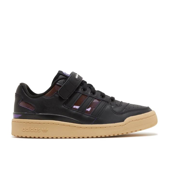 アディダス Adidas 【 Sivasdescalzo X Forum Low \u0027Cool Kids Club\u0027 Men Core Black/Core Black/Purple Rush 】 討論会 メンズ 中核グループ 黒いこと 黒いこと Purple 紫・パープル rush 混雑時