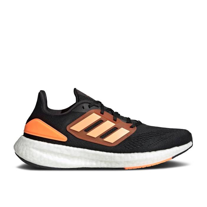 アディダス Adidas 【 Pureboost 22 'Black Acid Orange' Men Core Black/Acid Orange/Preloved Red 】 メンズ コア 黒色 ブラック orange 橙・オレンジ Red 赤・レッド