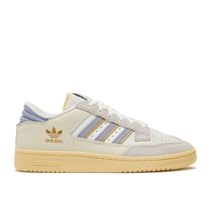 アディダス Adidas 【 Centennial 85 Low \u0027Crystal White Silver Violet\u0027 Men Crystal White/Silver Violet/Bold Gold 】 白いこと 白いこと Silver しろがね色・しろがね色 メンズ 白いこと 白いこと Silver しろがね色・しろがね色 紫・相撲取り草