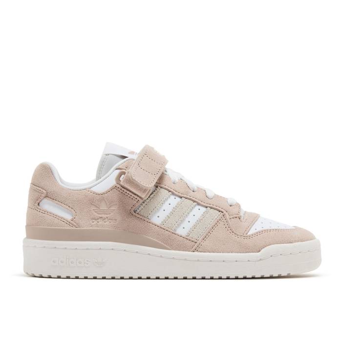 アディダス Adidas 【 Wmns Forum Low \u0027Wonder Taupe\u0027 Women Wonder Taupe/Cream White/Cloud White 】 討論会 レディース 皮膚軟化剤 白いこと 白いこと