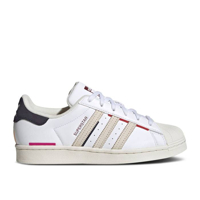 アディダス Adidas 【 Wmns Superstar \u0027New York City\u0027 Women Cloud White/Aluminium/Shadow Navy 】 Superstar はやりっ児 レディース 白いこと 白いこと シャドー・シャドウ 紺色 米国海軍