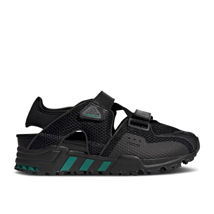 アディダス Adidas 【 Eqt93 Sandal Core Black Green Men Core Black/Supplier Colour/Utility Black 】 黒色 ブラック メンズ コア 黒色 ブラック