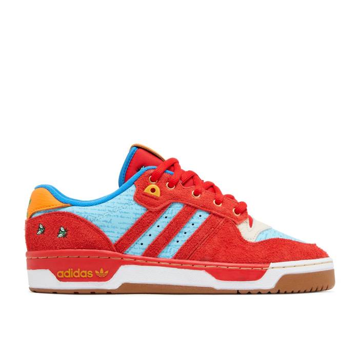 アディダス Adidas 【 Unheardof X Rivalry Low Erika Poem Blue Box Men Vivid Red/Bliss Blue/Footwear White 】 青色 ブルー ボックス メンズ Red 赤・レッド 青色 ブルー 白色 ホワイト