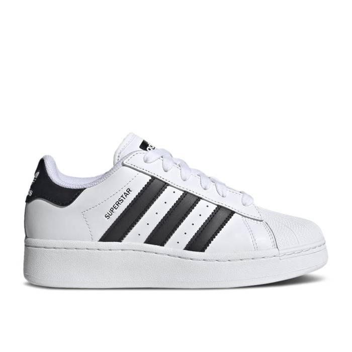 アディダス Adidas 【 Wmns Superstar Xlg \u0027White Black\u0027 Women Cloud White/Core Black/Cloud White 】 Superstar はやりっ児 レディース 白いこと 白いこと 中核グループ 黒いこと 黒いこと