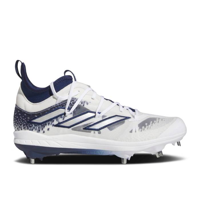 アディダス Adidas 【 Adizero Afterburner 9 Nwv 'White Team Navy Blue' Men Team Navy Blue/Silver Metallic/Cloud White 】 アディゼロ Team チーム 紺色 ネイビー メンズ Team チーム 紺色 ネイビー 青色 ブルー Silver 銀色｜スニケス
