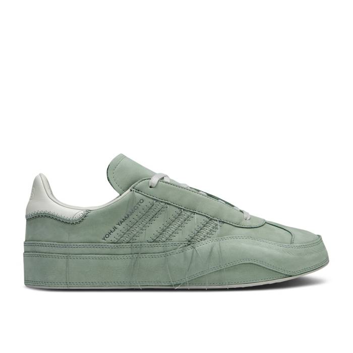 アディダス Adidas 【 Y-3 Gazelle \u0027Silver Green\u0027 Men Silver Green/Off White/Light Brown 】 ガゼル メンズ Silver しろがね色・しろがね色 green 緑・緑であること 白いこと 白いこと 赤銅色 赤銅色
