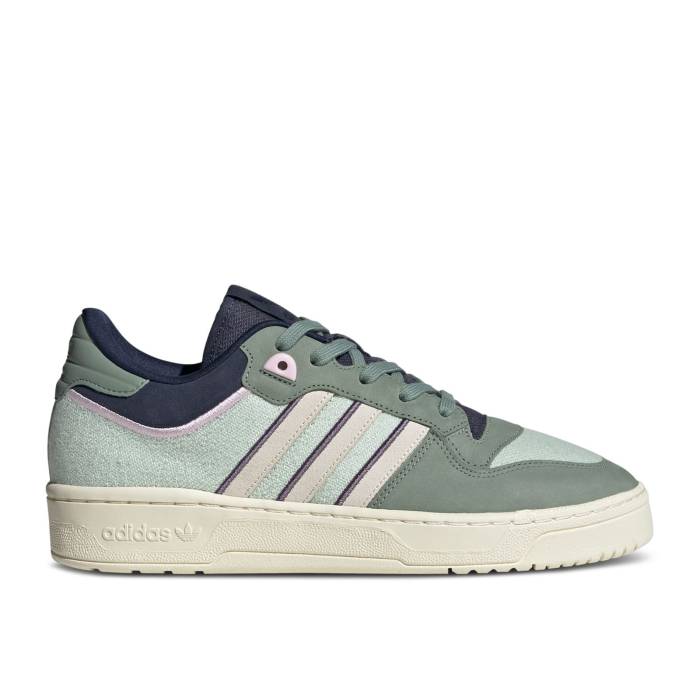 アディダス Adidas 【 Rivalry Low 86 \u0027Mellow Vibes Pack - Linen Green\u0027 Men Linen Green/Cream White/Silver Green 】 メンズ green 緑・緑であること 皮膚軟化剤 白いこと 白いこと Silver しろがね色・しろがね色 メンズ靴-靴-スニーカー