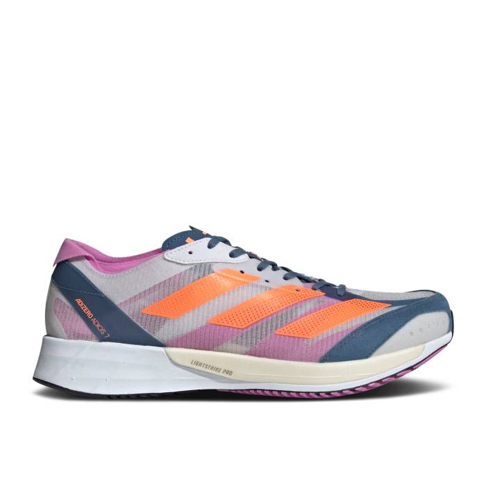 アディダス Adidas 【 Adizero Adios 7 \u0027Dash Grey Solar Orange\u0027 Men Dash Grey/Solar Orange/Wonder Steel 】 アディゼロ アディオス 薄墨色 薄墨色 メンズ 薄墨色 薄墨色 orange 橙・オレンジ色 Steel スチール写真