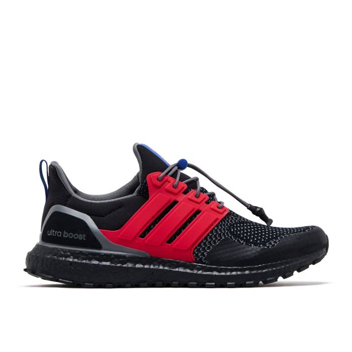 アディダス Adidas 【 Ultraboost 1.0 Atr 'Black Better Scarlet' Men Core Black/Better Scarlet/Royal Blue 】 メンズ コア 黒色 ブラック 青色 ブルー