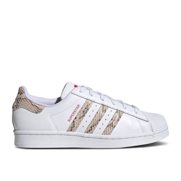 アディダス Adidas 【 Wmns Superstar 'White Snakeskin' Women Cloud White/Wonder White/Better Scarlet 】 Superstar スーパースター レディース 白色 ホワイト 35,750円