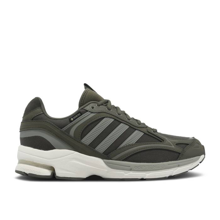 アディダス Adidas 【 Spiritain 2000 Gore-Tex 'Olive' Men Shadow Olive/Silver Pebble/Olive Strata 】 ゴアテックス メンズ シャドー・シャドウ olive オリーブ Silver 銀色・シルバー