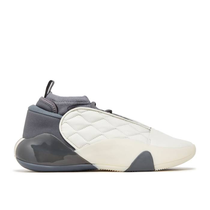 アディダス Adidas 【 Harden Vol. 7 \u0027Chalk White\u0027 Men Orbit Grey/Chalk White/Grey Four 】 ハーデン メンズ 薄墨色 薄墨色 白いこと 白いこと