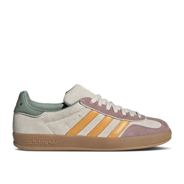 アディダス Adidas 【 Gazelle Indoor \u0027Off White Preloved Yellow\u0027 Men Off White/Aluminium/Preloved Yellow 】 ガゼル 白いこと 白いこと メンズ 白いこと 白いこと yellow 黄味がかった・黄色