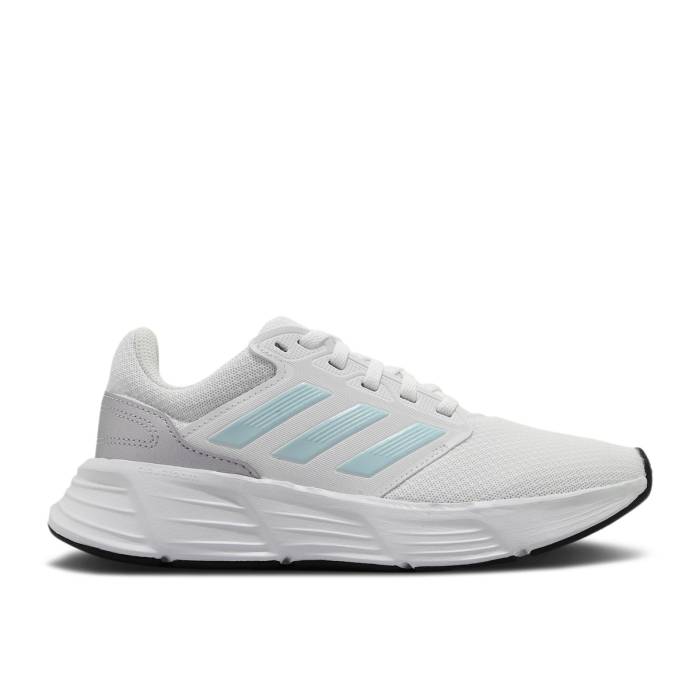 アディダス Adidas 【 Wmns Galaxy 6 \u0027White Almost Blue\u0027 Women Footwear White/Almost Blue/Matte Silver 】 天の河 レディース 白いこと 白いこと 青み 青色 Silver しろがね色・しろがね色