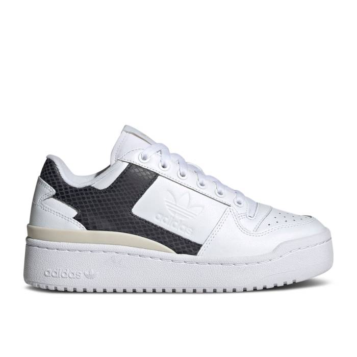 アディダス Adidas 【 Wmns Forum Bold \u0027White Aluminium Snakeskin\u0027 Women Cloud White/Cloud White/Aluminium 】 討論会 レディース 白いこと 白いこと