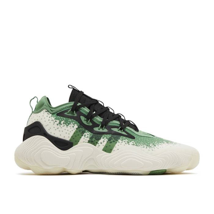 アディダス Adidas 【 Trae Young 3 'Preloved Green' Men Off White/Preloved Green/Core Black 】 メンズ 白色 ホワイト green 緑・グリーン コア 黒色 ブラック|スニケス