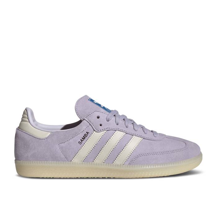 アディダス Adidas 【 Samba Og \u0027Silver Dawn\u0027 Men Silver Dawn/Chalk/Cloud White 】 サンバ メンズ Silver しろがね色・しろがね色 白いこと 白いこと