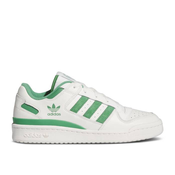 アディダス Adidas 【 Forum Low 塩素 \u0027White Preloved Green\u0027 Men Cloud White/Preloved Green/Cloud White 】 討論会 メンズ 白いこと 白いこと green 緑・緑であること