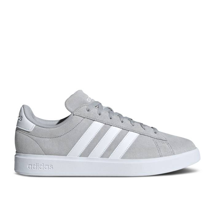 アディダス Adidas 【 Grand Court 2.0 'Grey White' Men Grey Two/Cloud White/Grey Two 】 グランド コート メンズ 灰色 グレー 白色 ホワイト|スニケス
