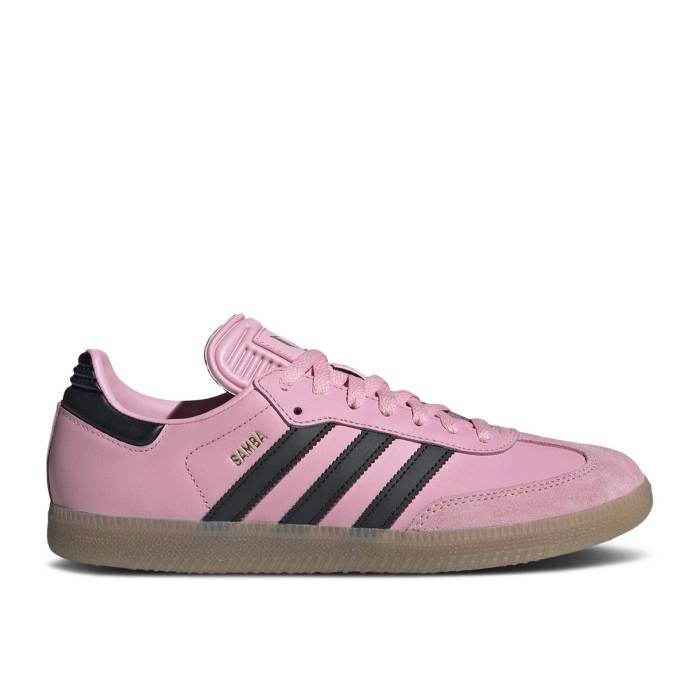 アディダス Adidas 【 Lionel Messi X Samba \u0027Inter Miami Cf - Home Kit\u0027 Men Light Pink/Core Black/Gum 】 サンバ マイアミ メンズ pink サクラ色 中核グループ 黒いこと 黒いこと