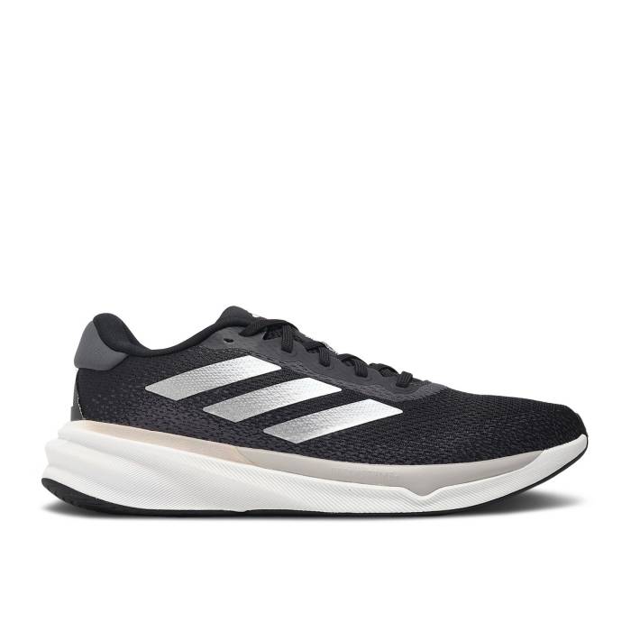 アディダス Adidas 【 Supernova Stride 'Black White Grey' Men Core Black/Cloud White/Grey Six 】 スーパーノバ・ノヴァ 白色 ホワイト メンズ コア 黒色 ブラック 白色 ホワイト 灰色 グレー