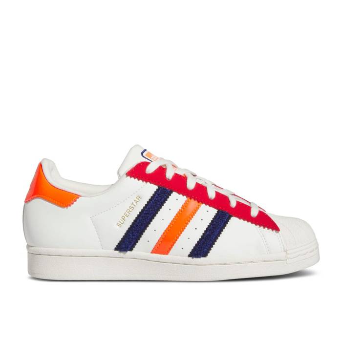 アディダス Adidas 【 Wmns Superstar 'Scarlet Solar Red Chenille' Women Off White/Better Scarlet/Solar Red 】 Superstar スーパースター Red 赤・レッド レディース 白色 ホワイト Red 赤・レッド