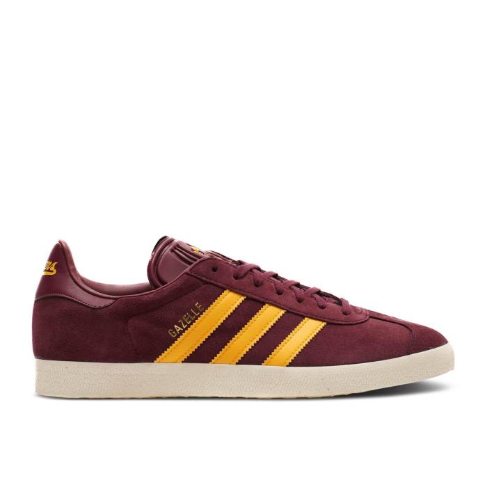 アディダス Adidas 【 Portland Timbers X Gazelle 'Mls Archive Collection'' Men Maroon/Crew Yellow/Viccri 】 ポートランド ティンバーズ ガゼル メンズ マルーン クルー yellow 黄色・イエロー|スニケス