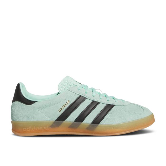 アディダス Adidas 【 Gazelle Indoor \u0027Clear Mint Black Gum\u0027 Men Clear Mint/Core Black/Gum 】 ガゼル 黒いこと 黒いこと メンズ 中核グループ 黒いこと 黒いこと