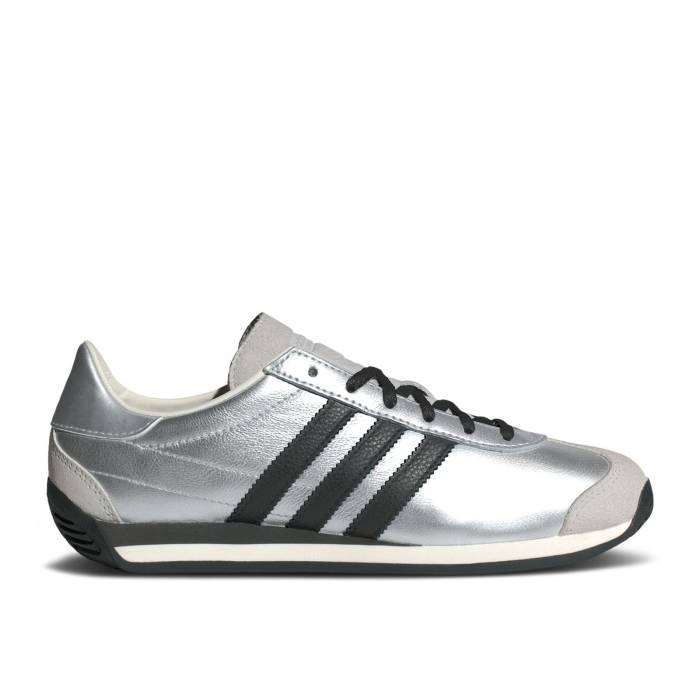 アディダス Adidas 【 Wmns Country Og \u0027Silver Metallic Black\u0027 Women Off White/Core Black/Off White 】 カントリー レディース 白いこと 白いこと 中核グループ 黒いこと 黒いこと