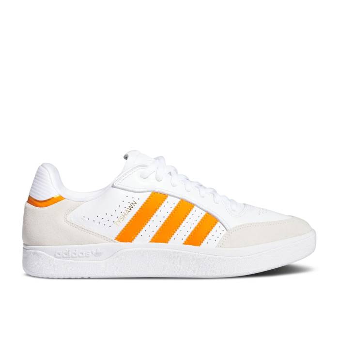 アディダス Adidas 【 Tyshawn Low \u0027White Orange Gold\u0027 Men Cloud White/Crystal White/Gold Metallic 】 orange 橙・オレンジ色 メンズ 白いこと 白いこと ゴールド