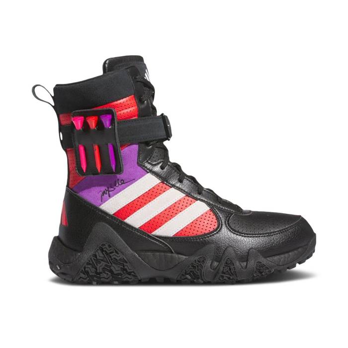 アディダス Adidas 【 Jay3Lle X Wmns Codechaos Boot Spikeless Golf 'Black White Red' Women Core Black/Cloud White/Vivid Red 】 ブーツ golf ゴルフ 白色 ホワイト レディース コア 黒色 ブラック 白色 ホワイト Red 赤・レ|スニケス