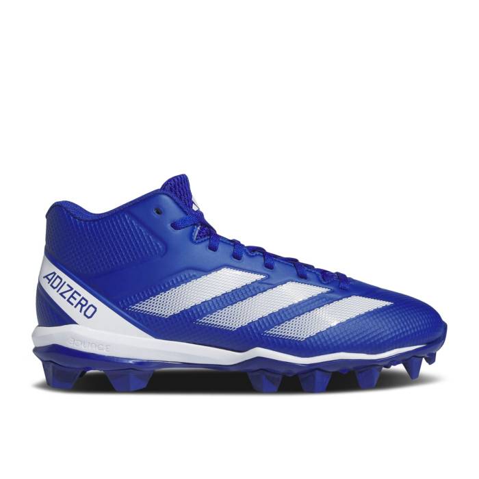 アディダス Adidas 【 Adizero Impact.2 Molded 'Royal Blue' Men Royal Blue/Cloud White/Royal Blue 】 アディゼロ メンズ 青色 ブルー 白色 ホワイト