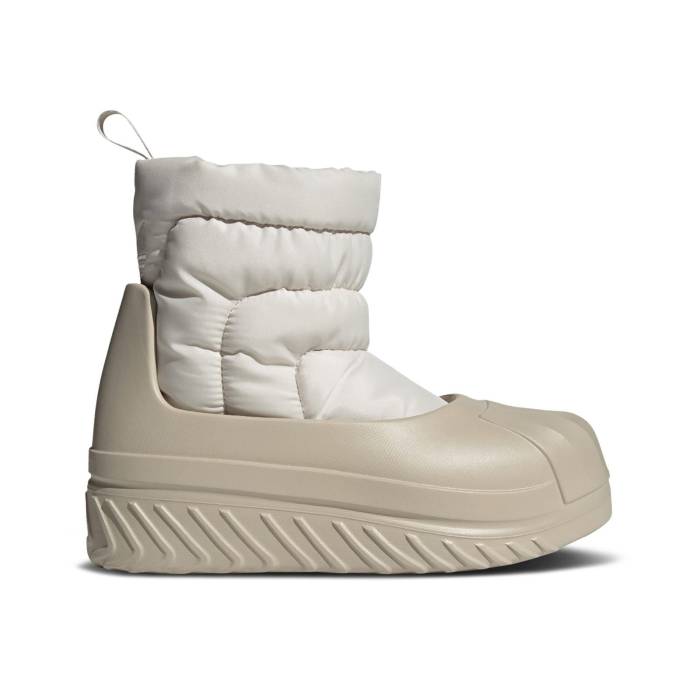 アディダス Adidas 【 Wmns Adifom Superstar Winter Boot Alumina Women Alumina/Wonder Beige/Alumina 】 Superstar スーパースター ウィンター ブーツ レディース ベージュ